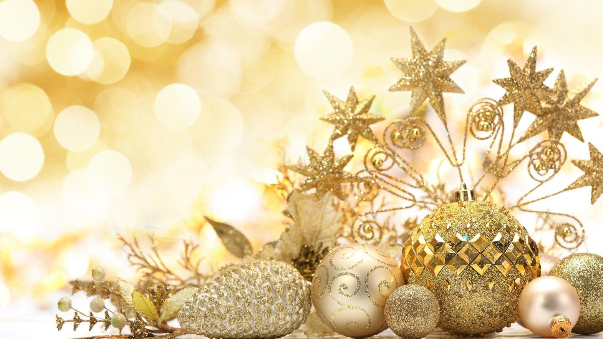 Christmas White And Gold Wallpapers  Wallpaper Cave