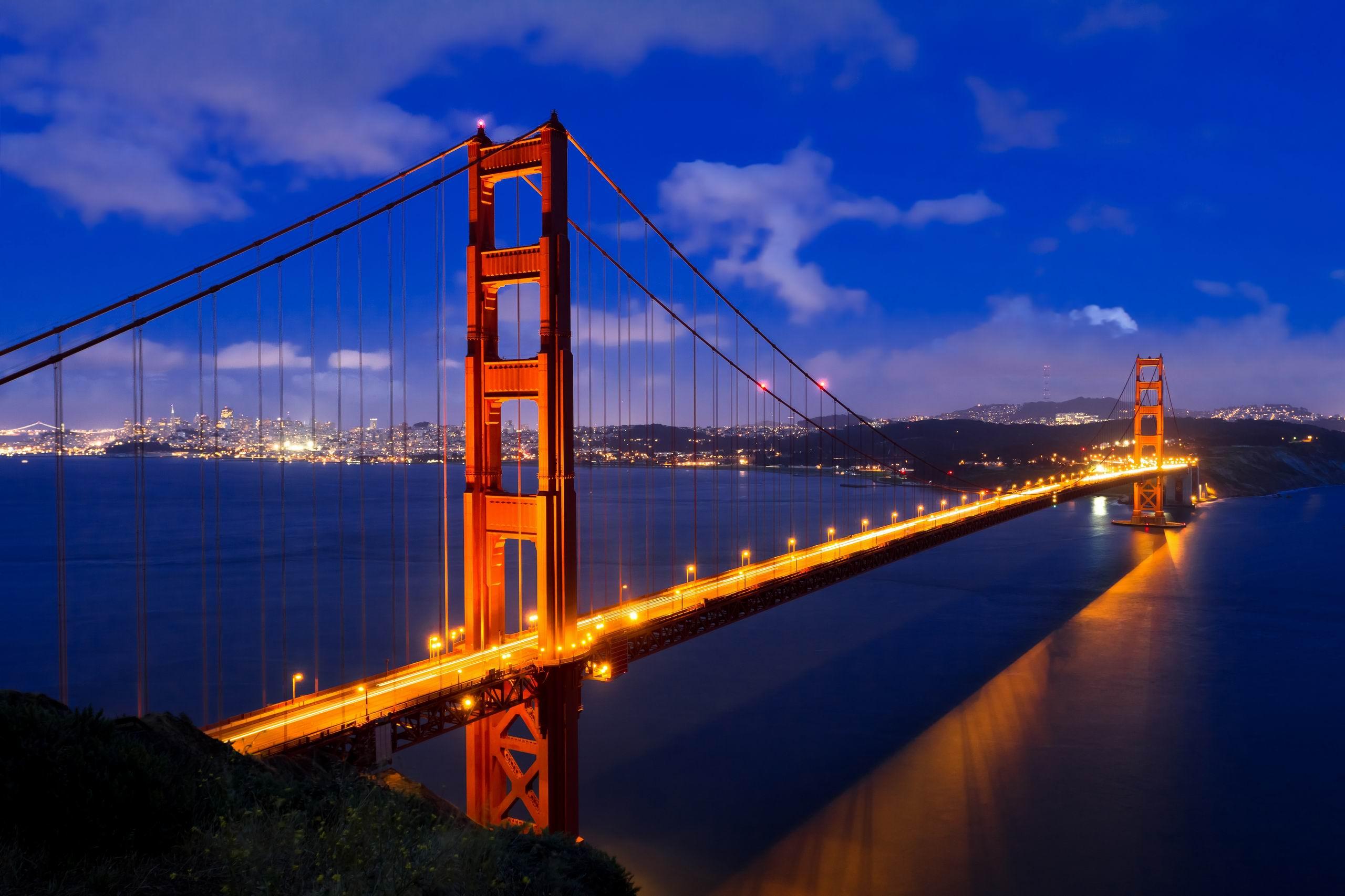 Golden Gate Bridge Drawing HD Wallpaper, Background Image