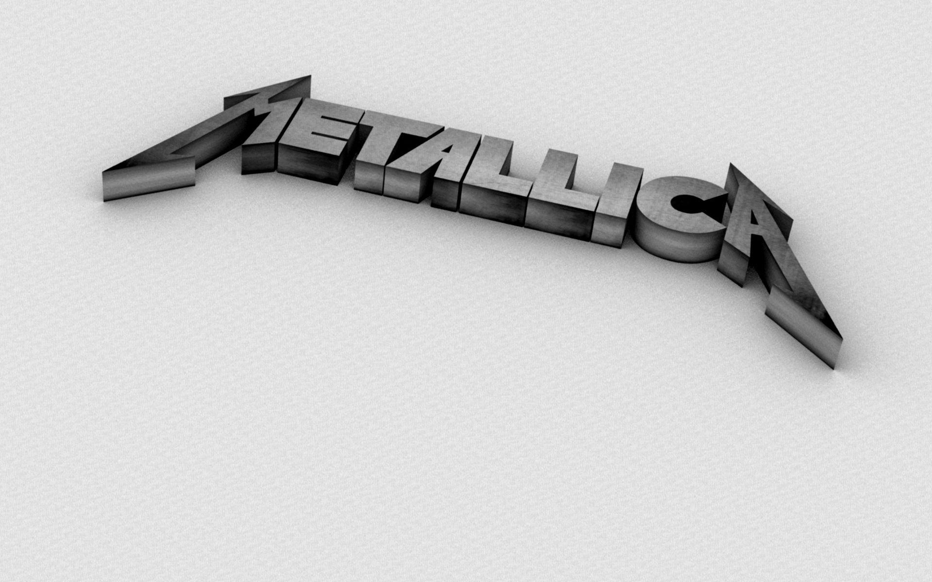 3D Metallica Logo wallpaper