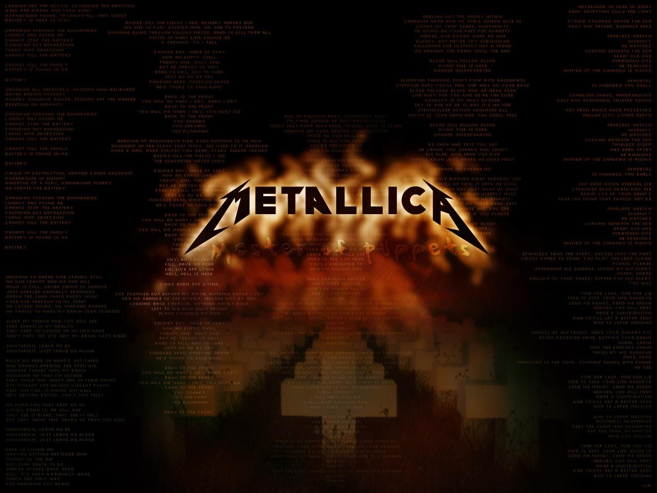 Master of Puppets Metallica wallpaper from Metal Bands wallpaper