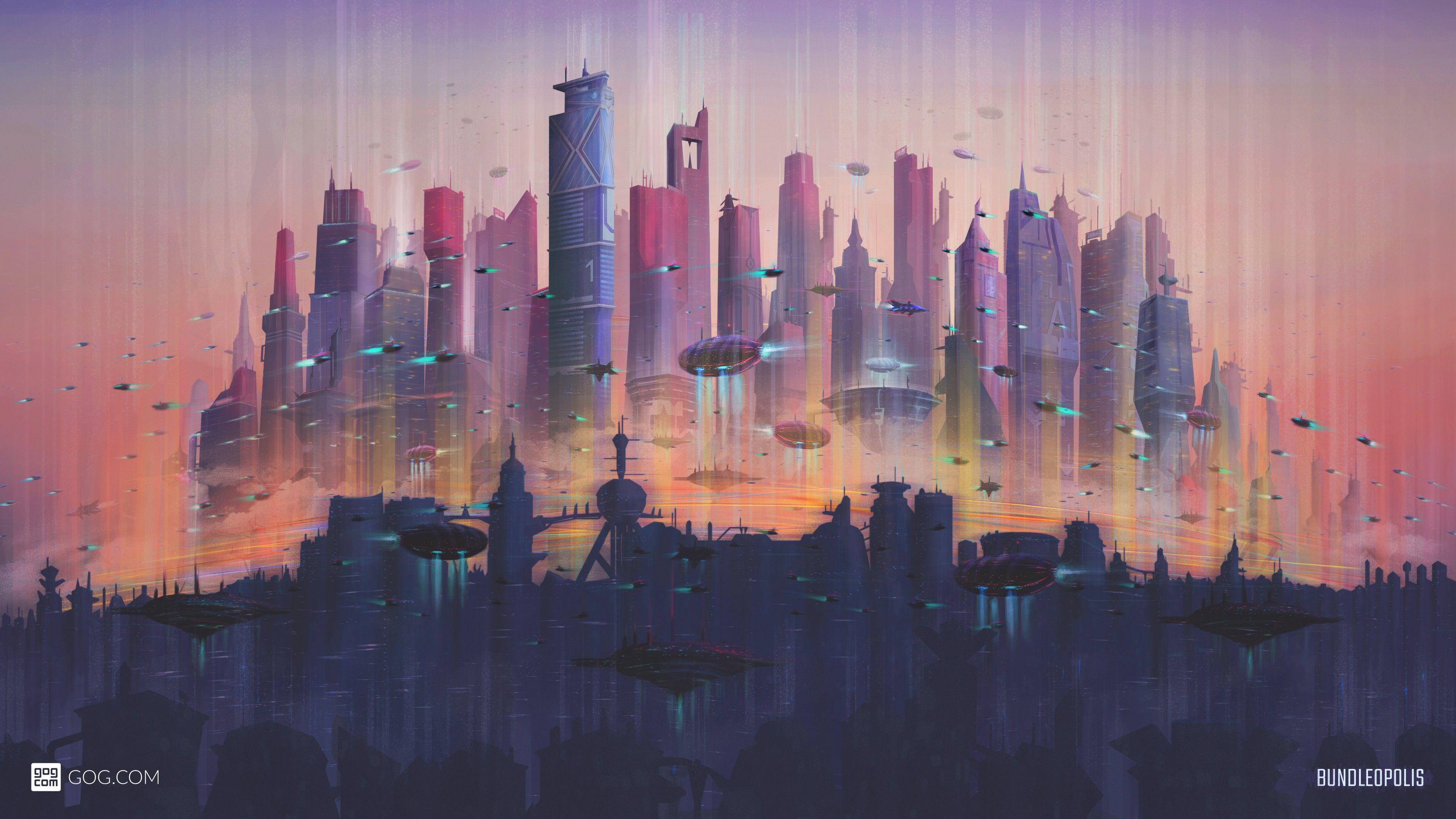 Daily Wallpaper - 💬 City Of Future [3840x2160]. Seen here