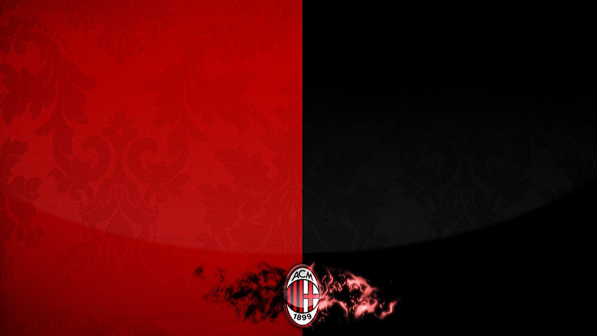 Wallpaper.wiki Full HD AC Milan Logo Football Wallpaper PIC