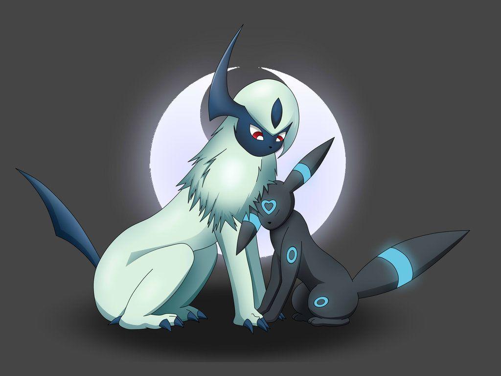 Absol And Umbreon, The Dark Duo By The Lil Eevee