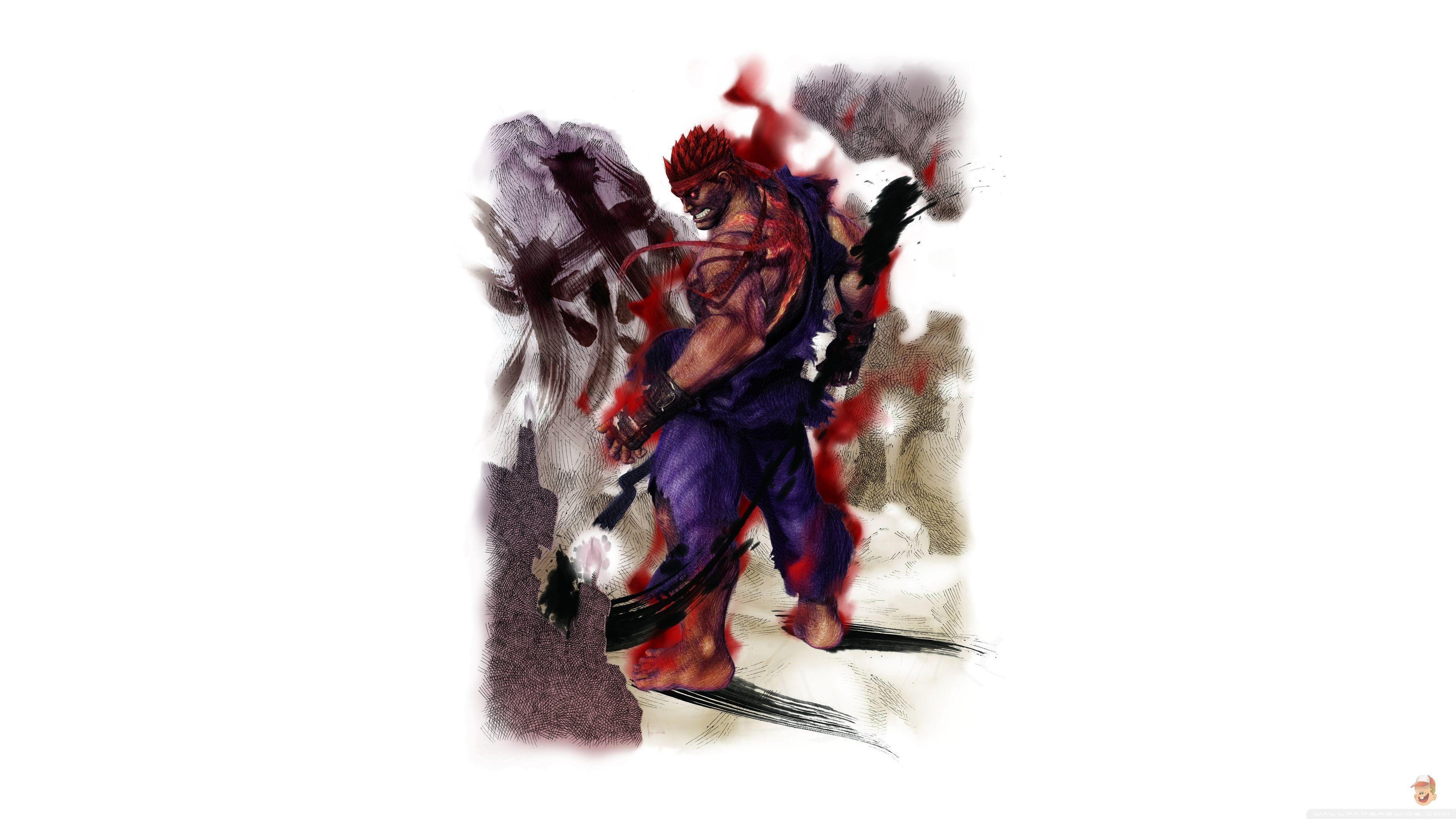 Street Fighter IV Arcade Edition Evil Ryu ❤ 4K HD Desktop Wallpaper