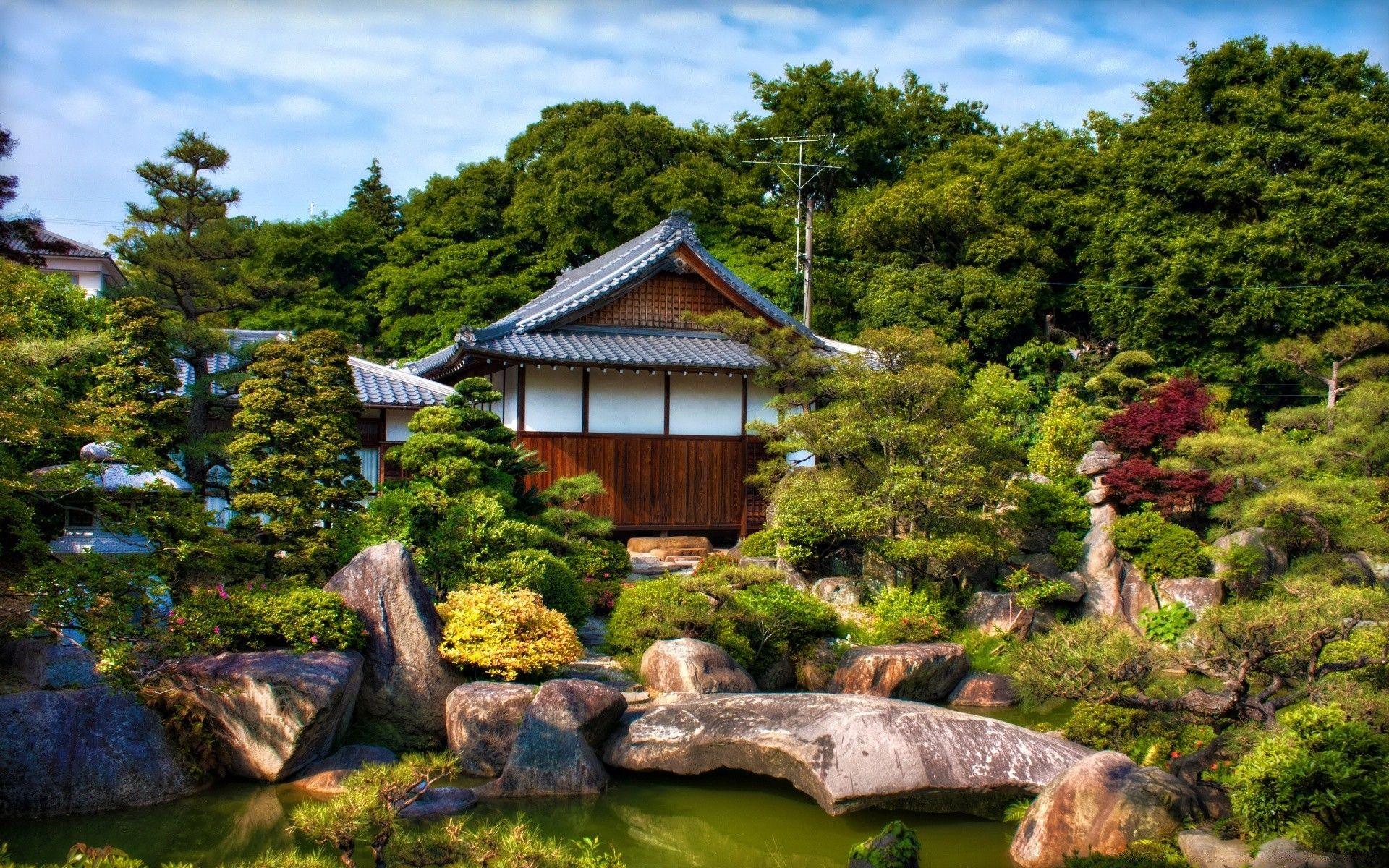 Japanese Garden. Android wallpaper for free
