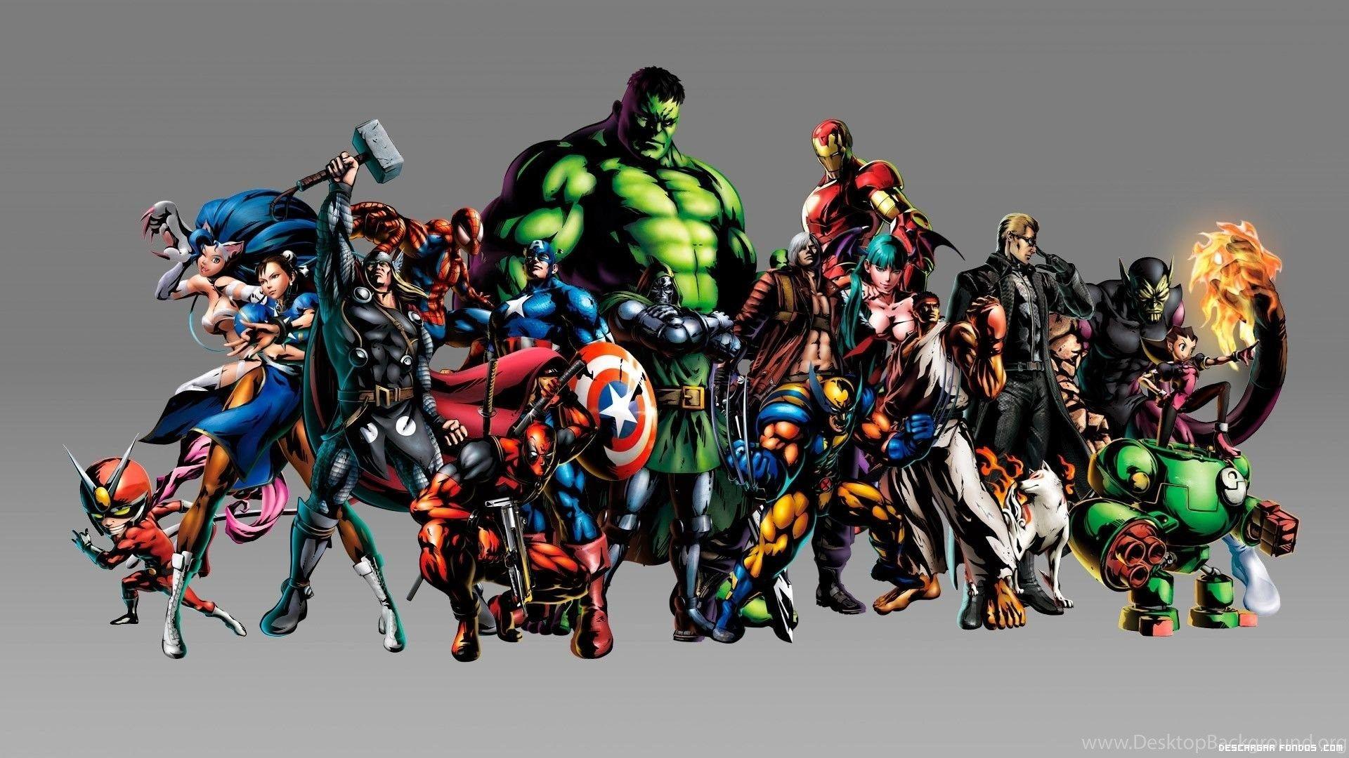Marvel Super Heroes Exclusive HD Wallpaper Desktop Background
