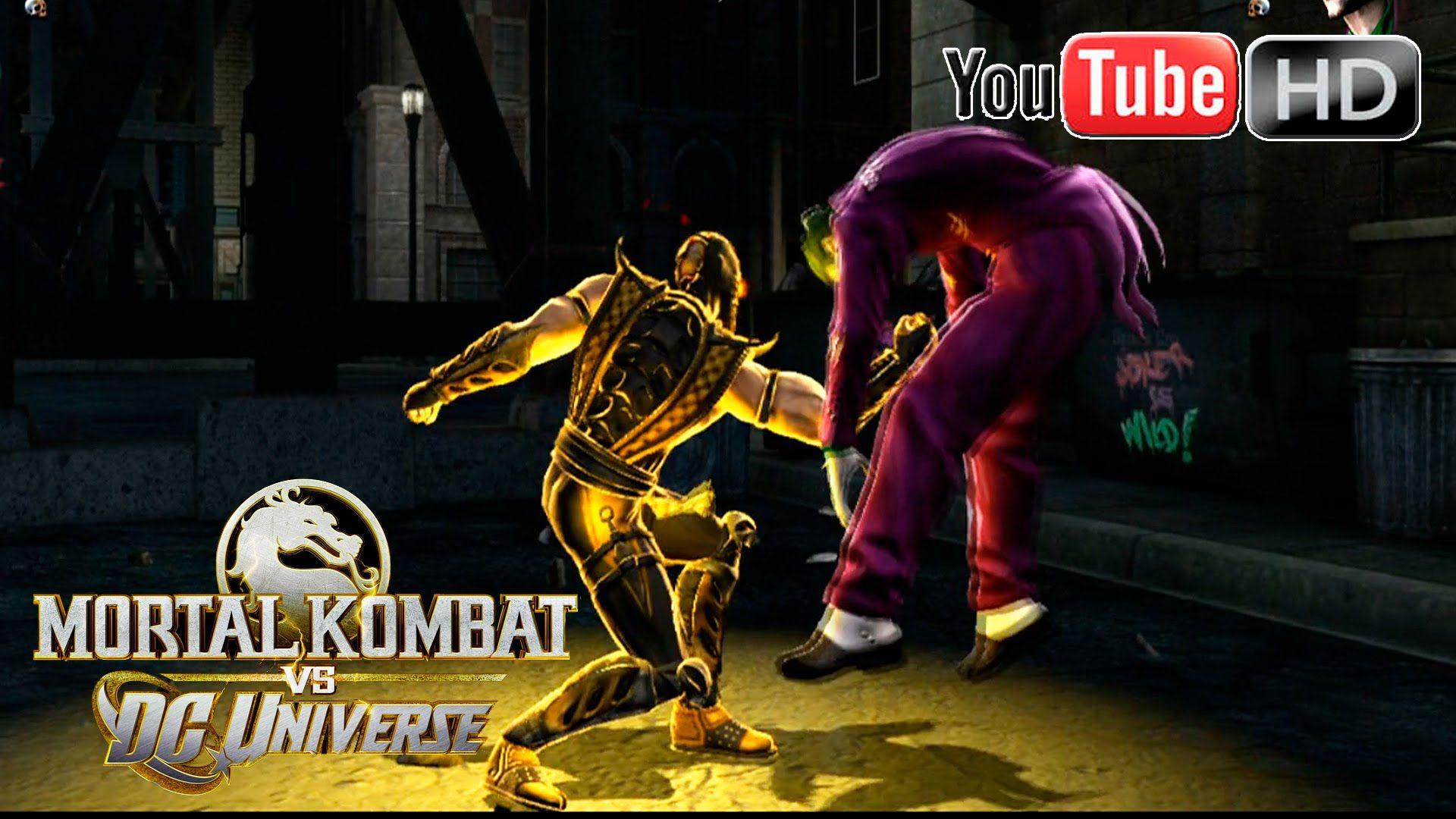 Mortal Kombat VS DC Universe [Xbox 360] - ✪ Scorpion Vs Joker