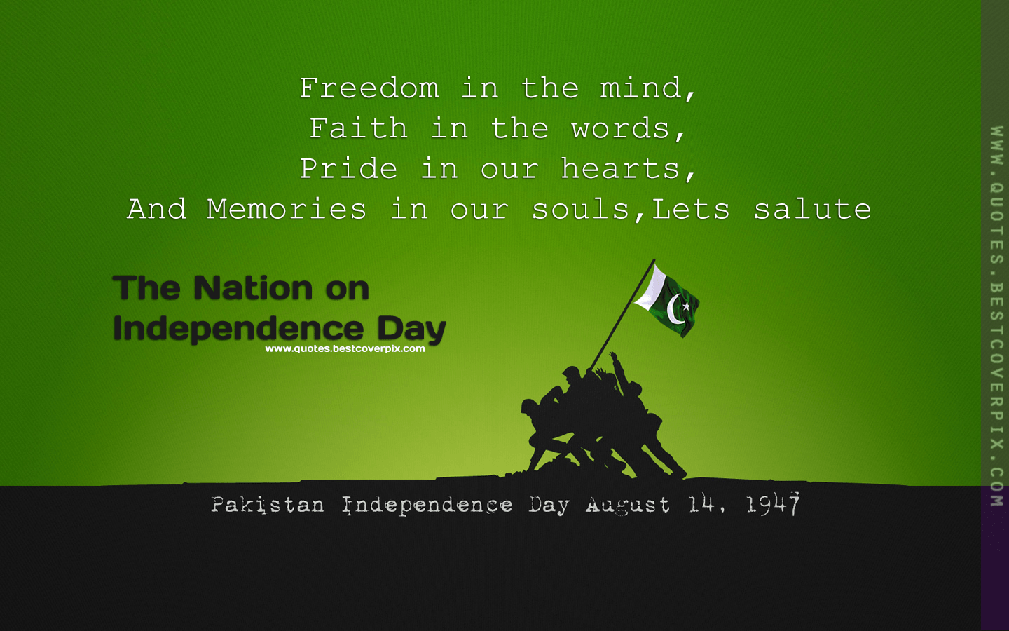 14 August Independence Day Of Pakistan Wallpaper And Quotes