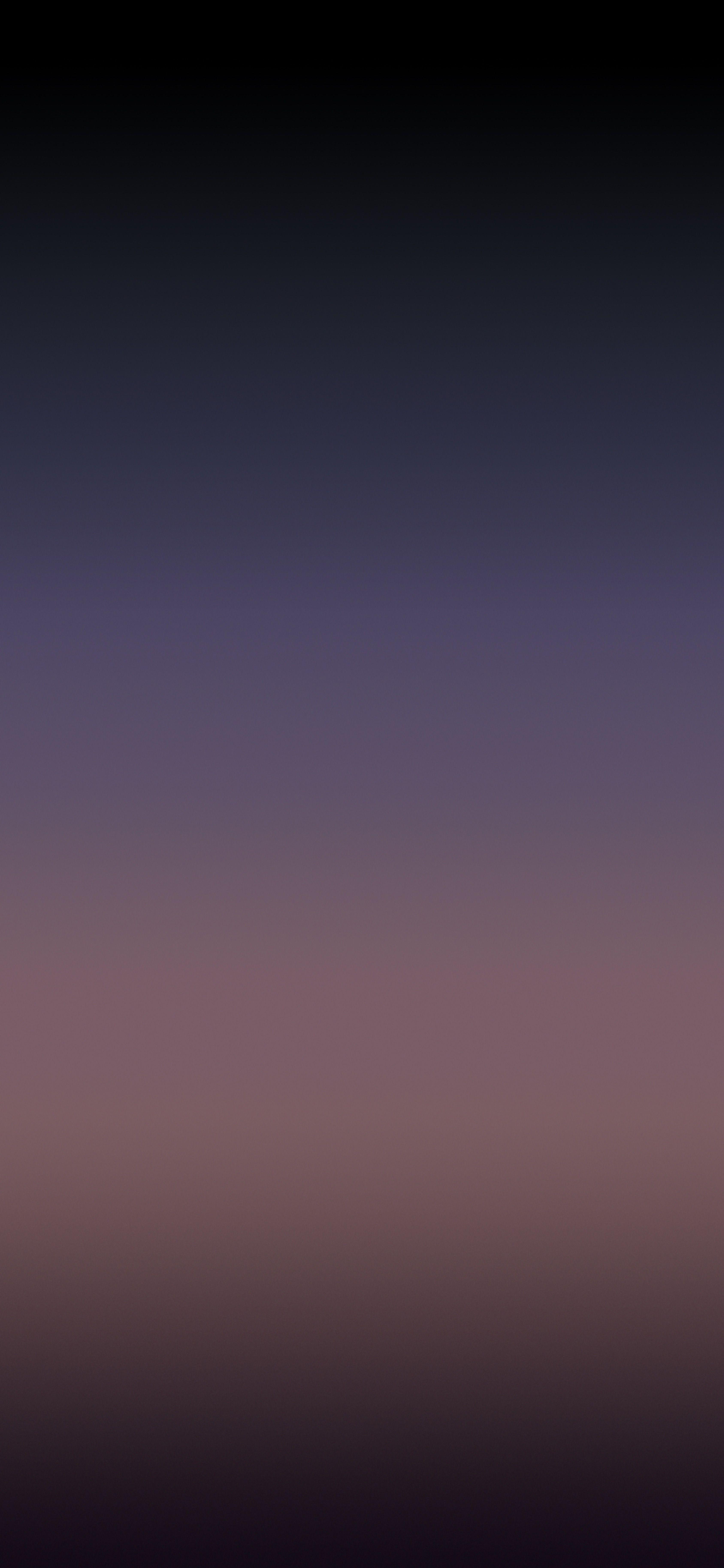 Minimal gradient wallpaper to hide the iPhone X notch