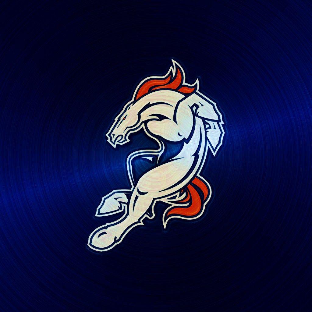 Free Denver Broncos Horse Leap Ipad Phone Wallpaper