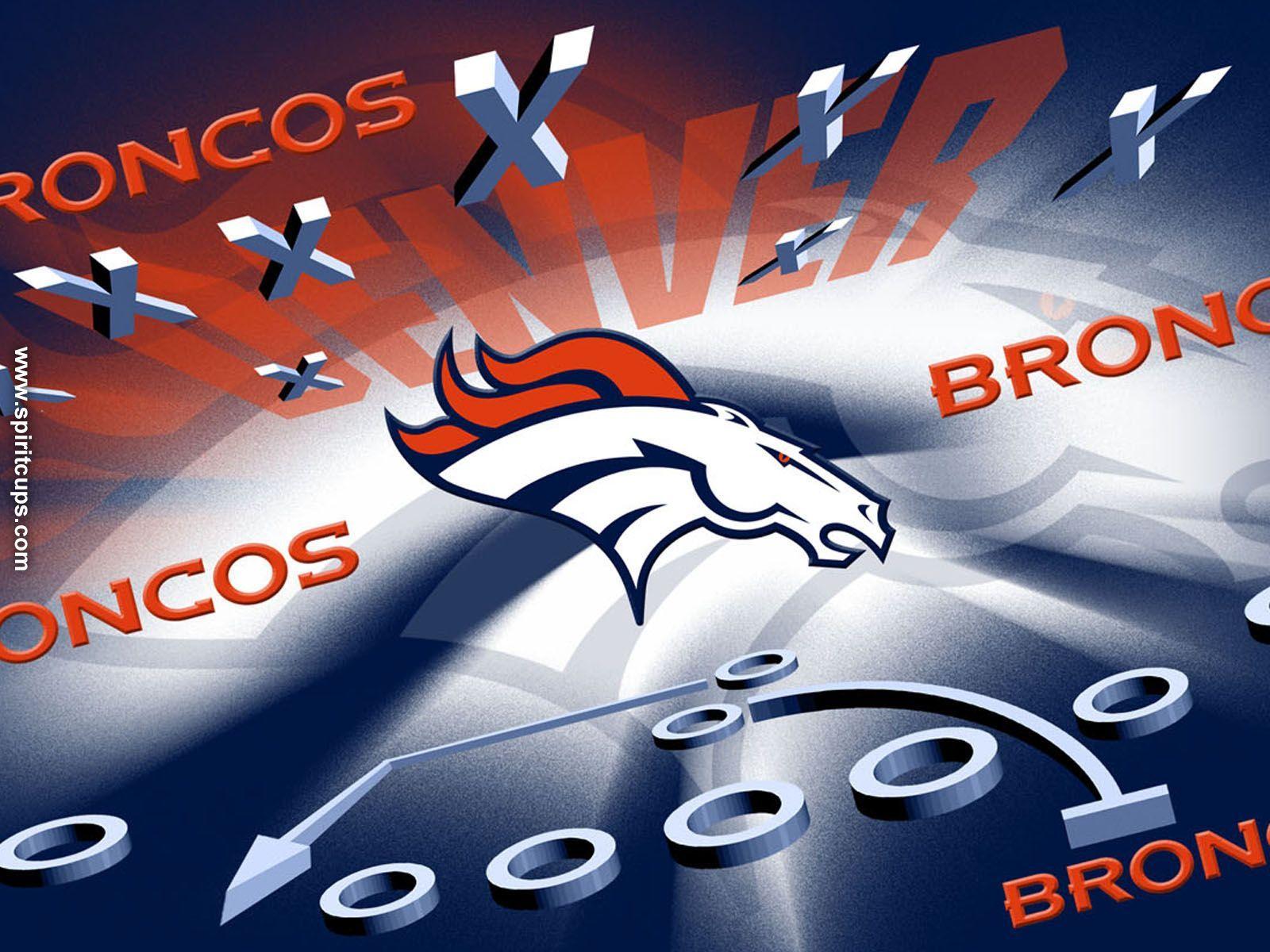 Free wallpaper of Denver broncos for IPad. Background of the day