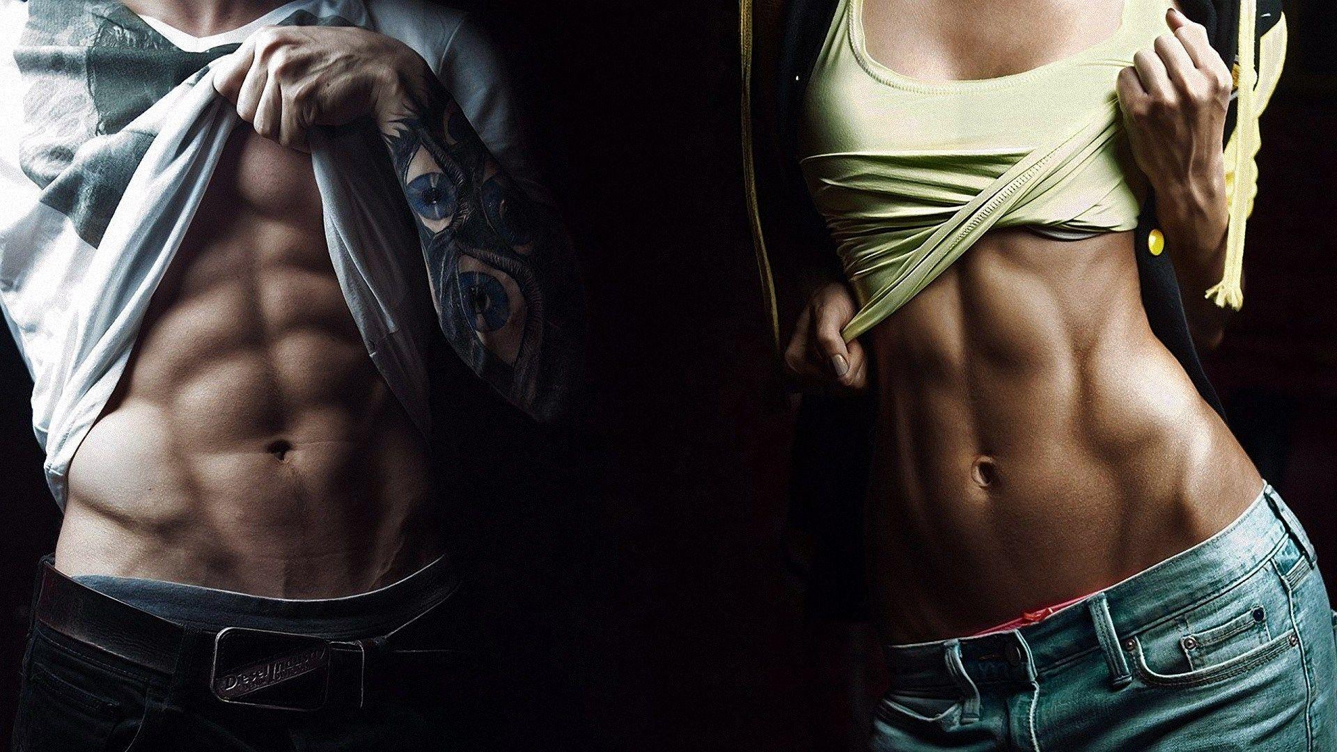 Fitness and bodybuilding inspiration, motivation wallpaper