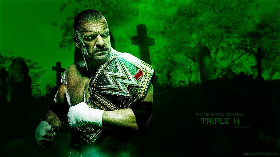 Triple H WWE Champion 2016 HD Wallpaper