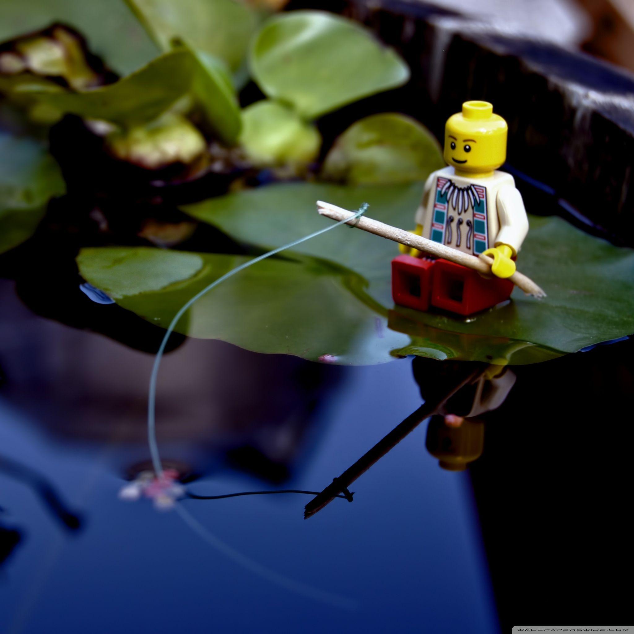 Lego Fishing ❤ 4K HD Desktop Wallpaper for 4K Ultra HD TV • Wide