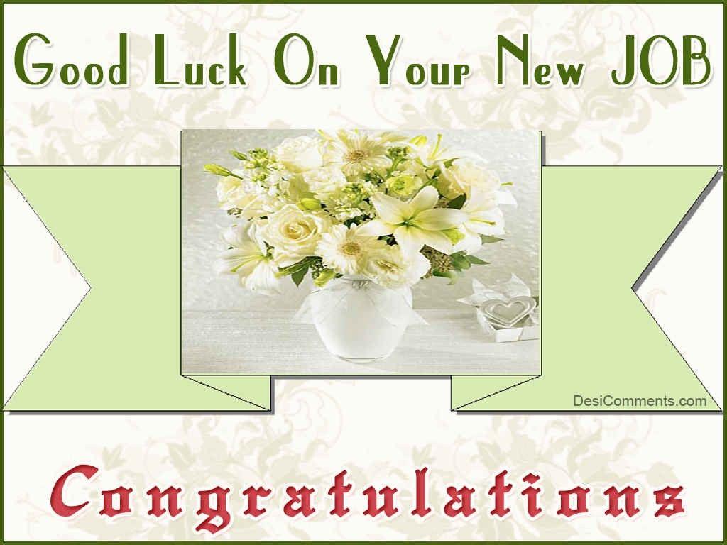 Very Best Good Luck For You Job Wishes Picture