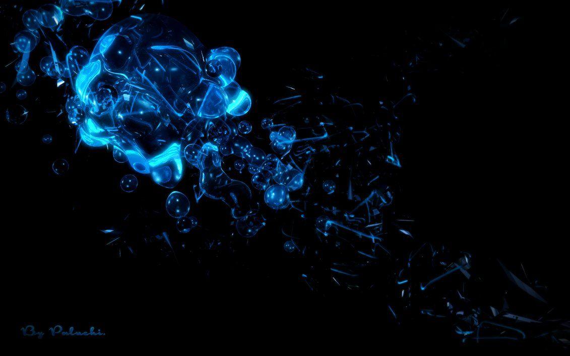 Abstract Blue Bubble and C4D Wallpaper 1680x1050