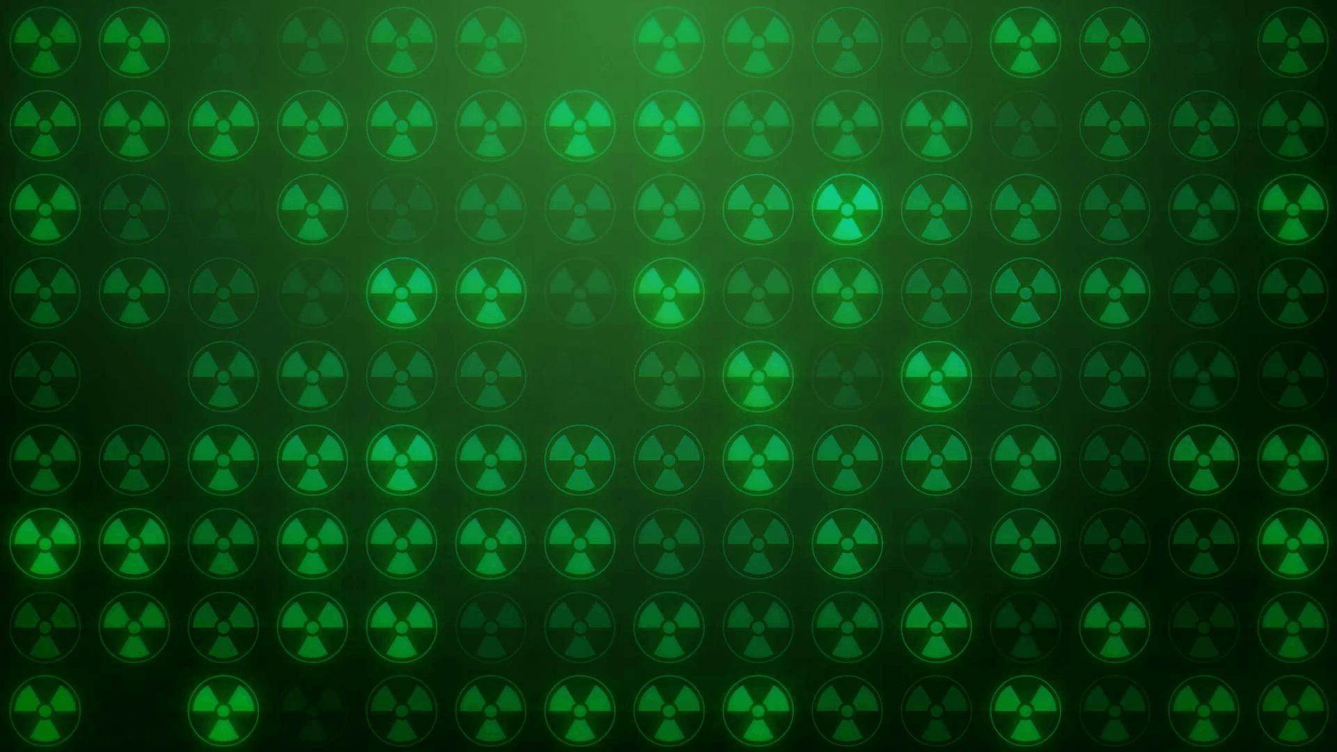 Nuclear symbol loop background Motion Background
