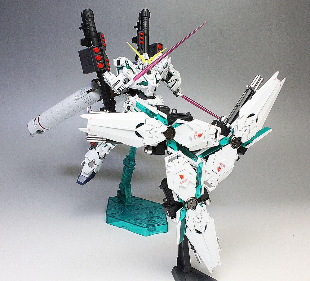 HGUC 1 144 RX 0 Full Armor Unicorn Gundam (Destroy Mode): Painted
