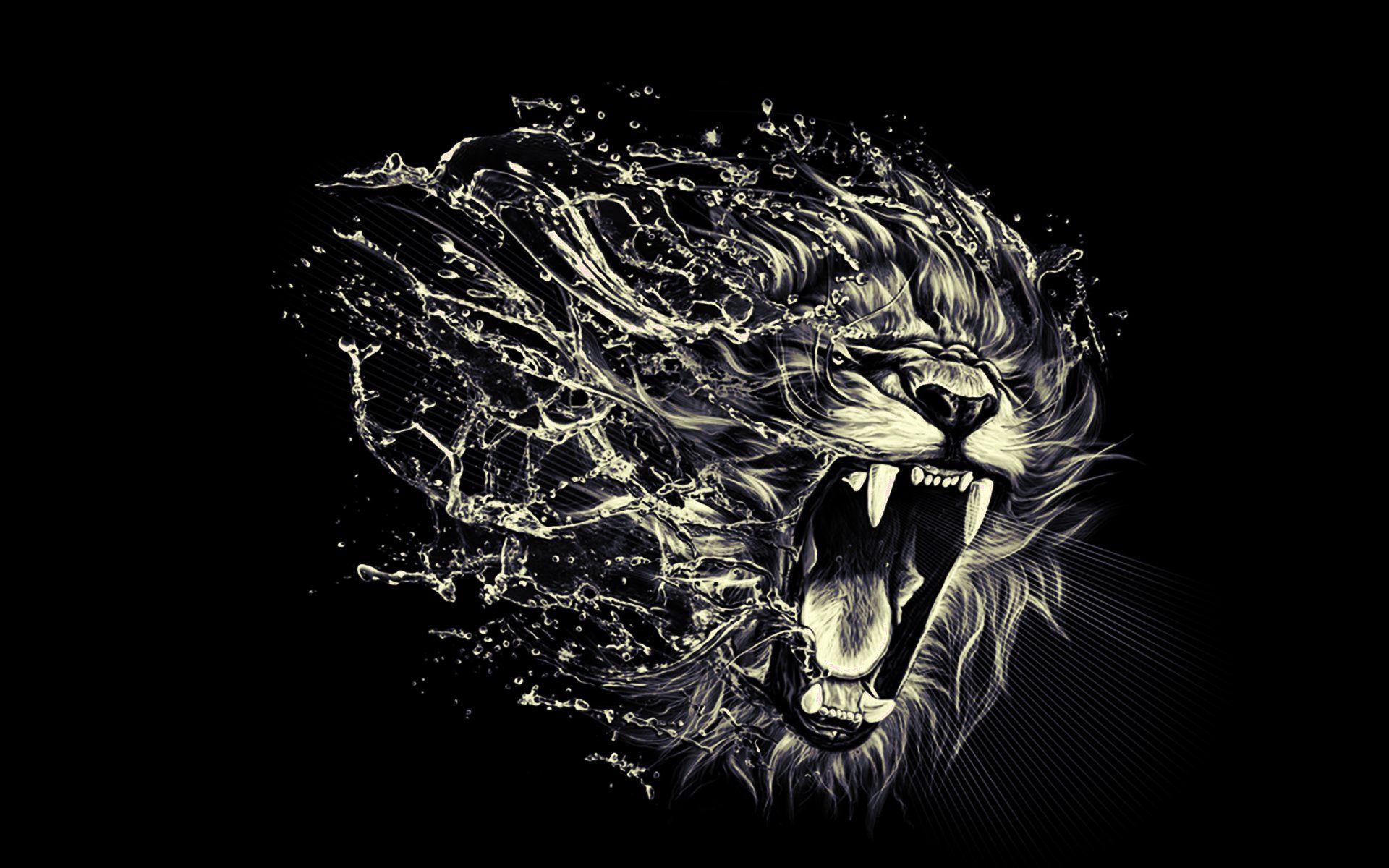 Cool Lion Background
