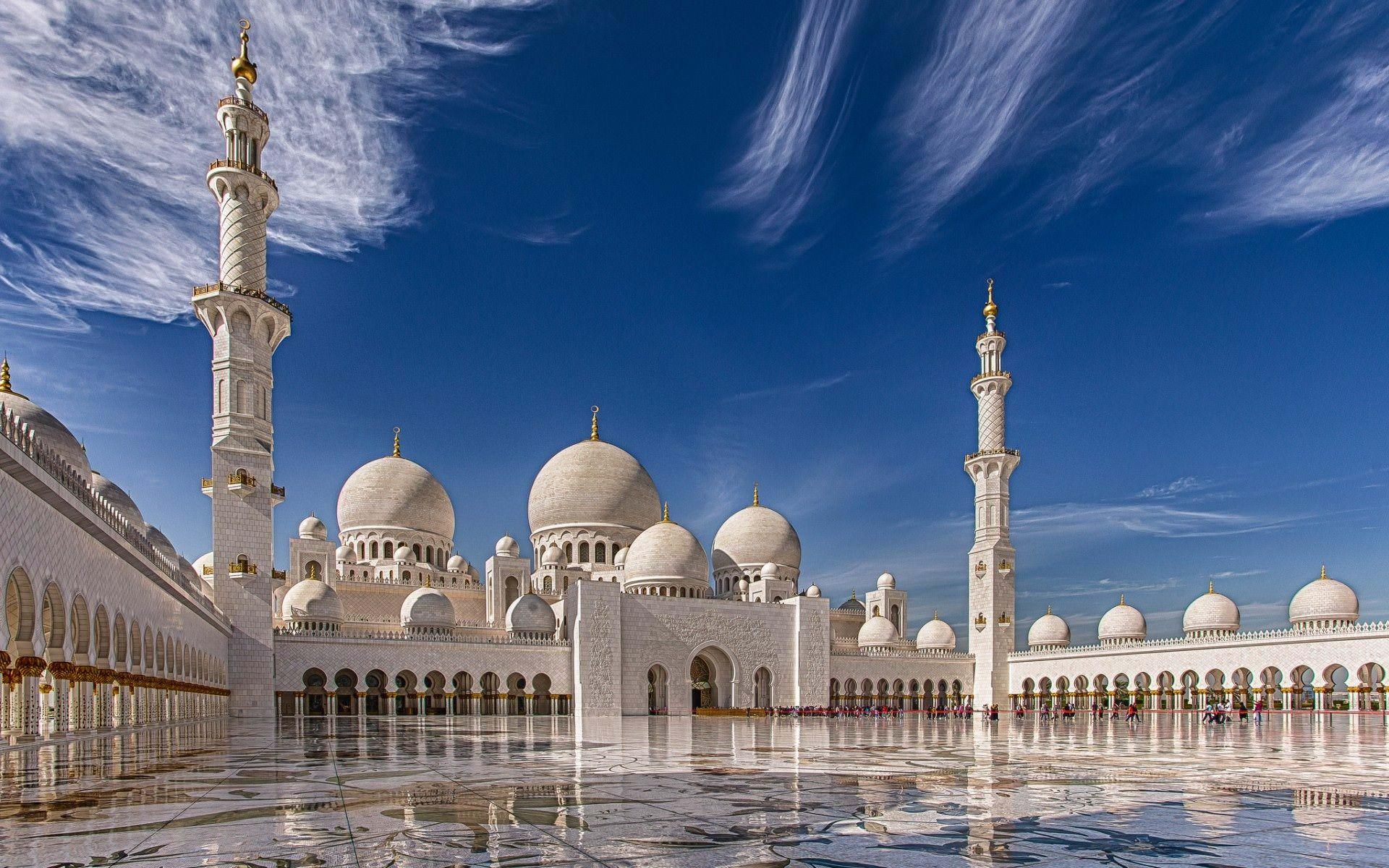 Sheikh Zayed Grand Mosque Islamic HD Wallpaper