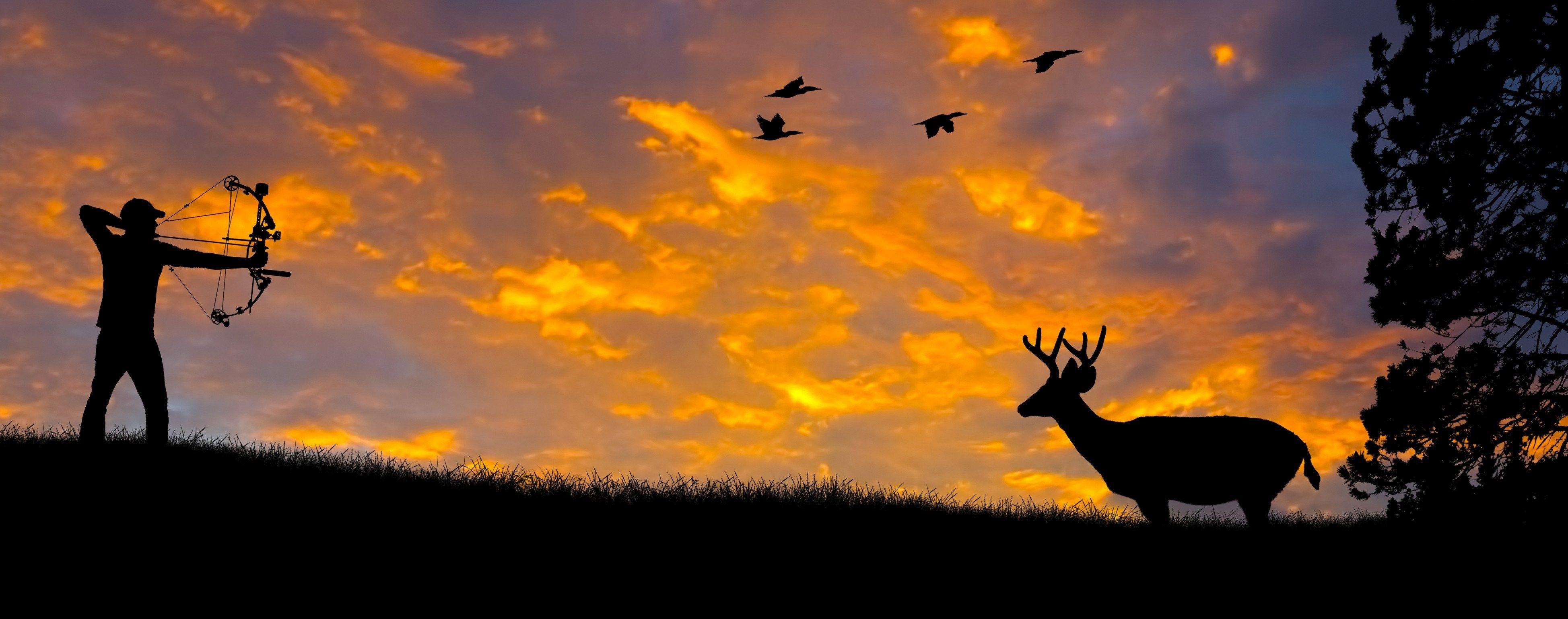 Download Deer Hunting Background with Deer Hunting