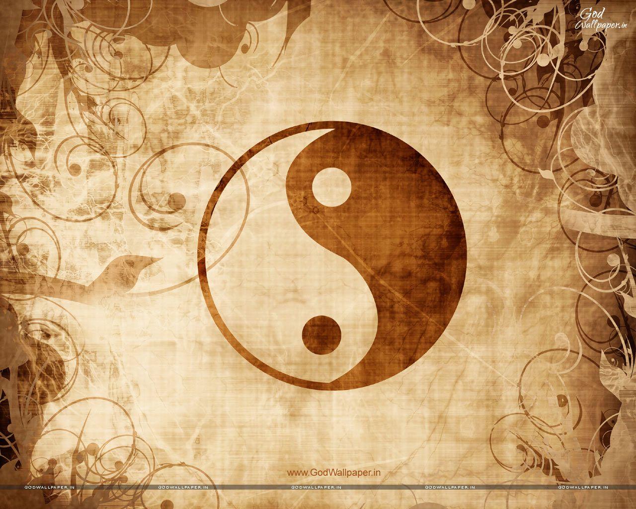 Yin Yang Symbol Wallpaper for Facebook