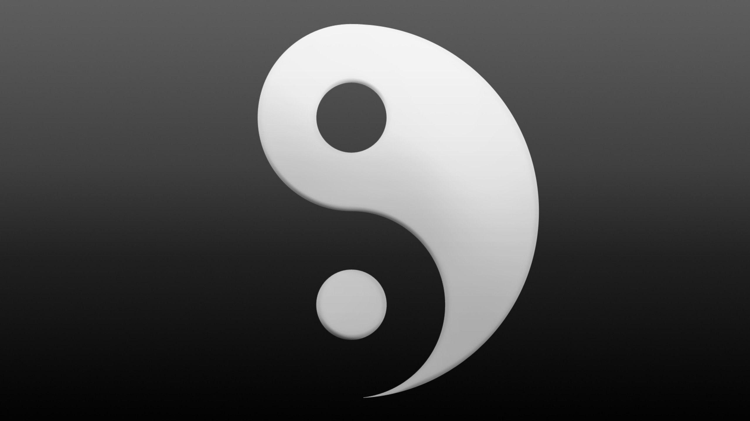 yin yang, symbol wallpaper