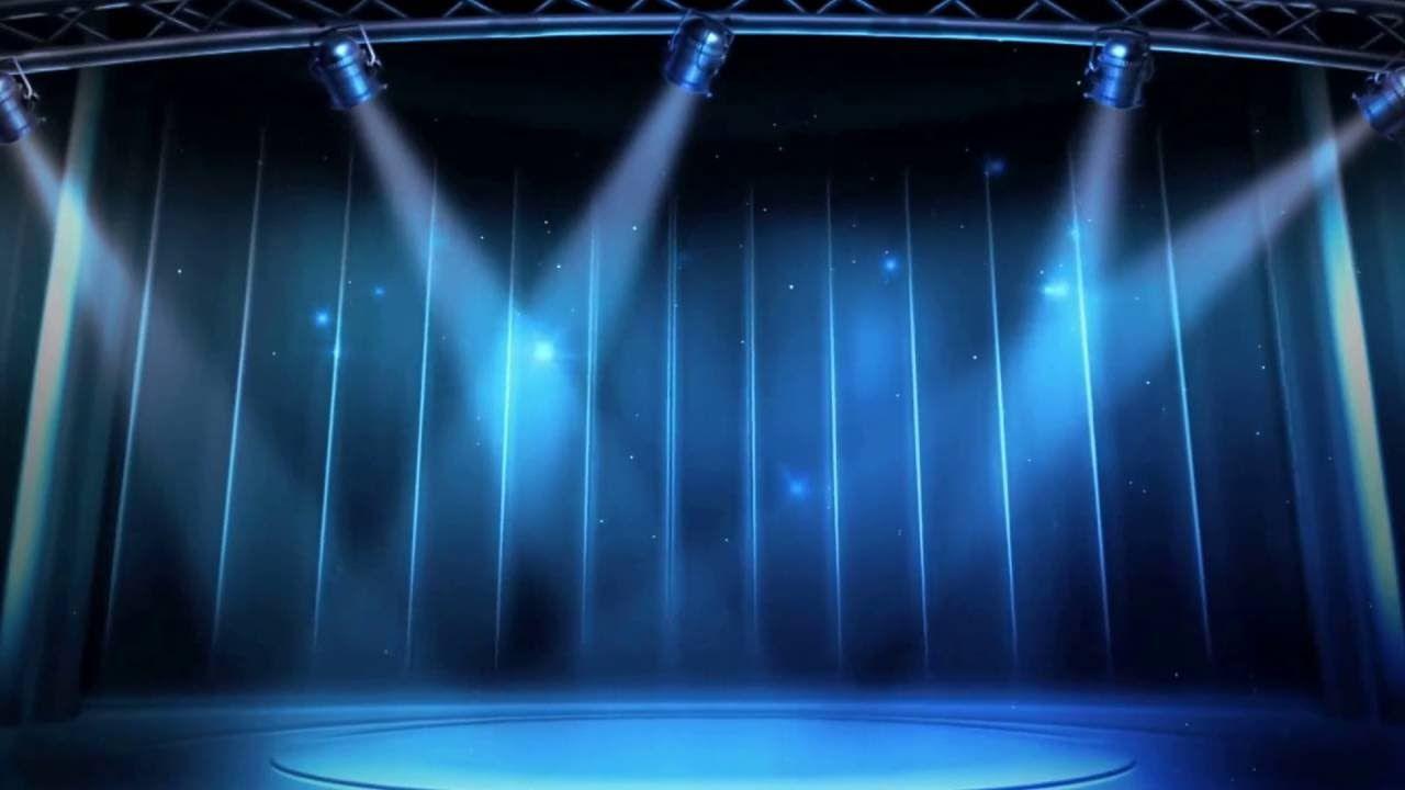Spotlight Video Background With Music Loop by_ Zc