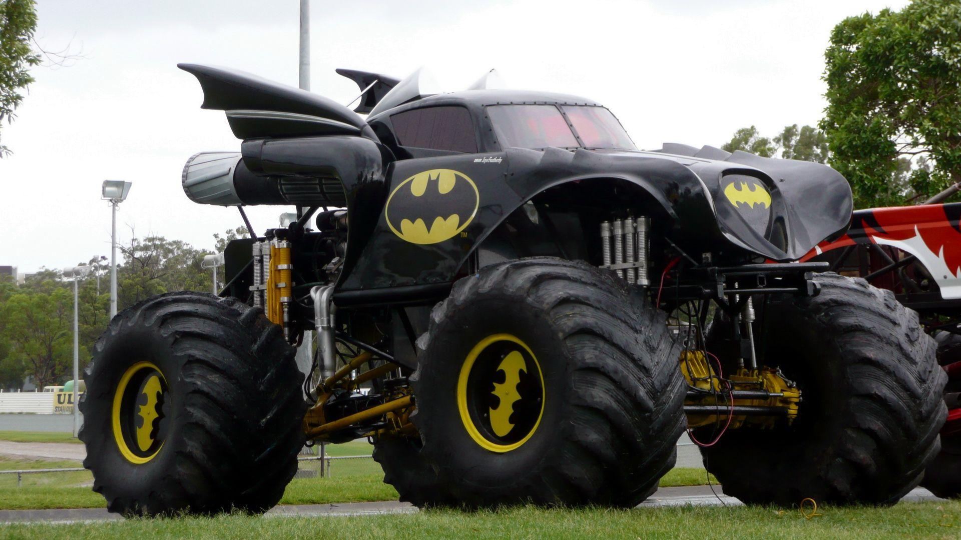 Wallpaper lorry Batman Monster Truck auto 1920x1080