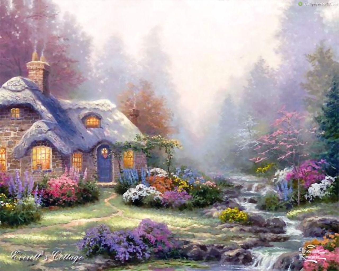 Wallpaper Thomas Kinkade Gallery (75 Plus) PIC WPW3012698