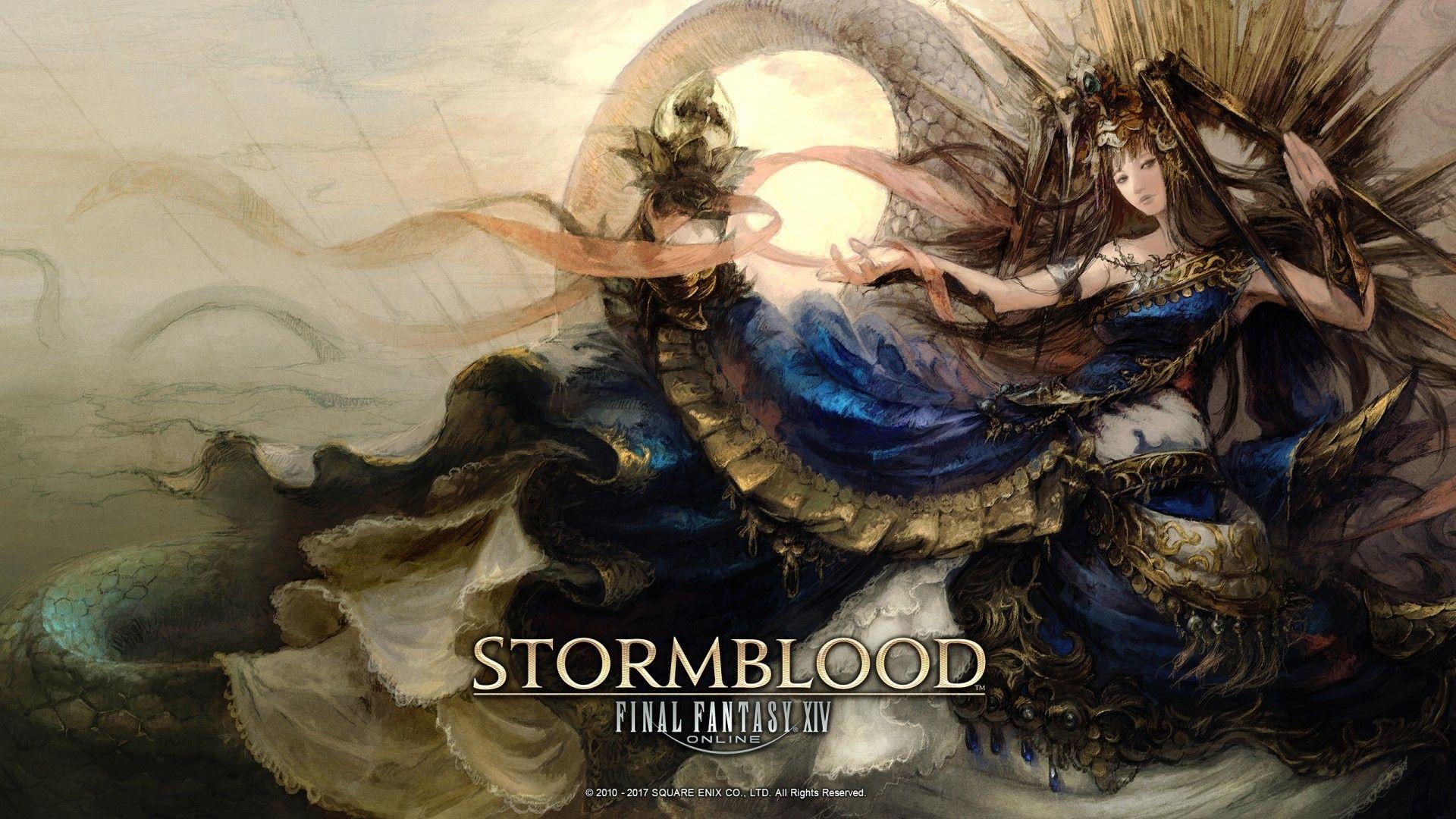 Download 1920x1080 Final Fantasy Xiv: Stormblood, Lakshmi, Painting