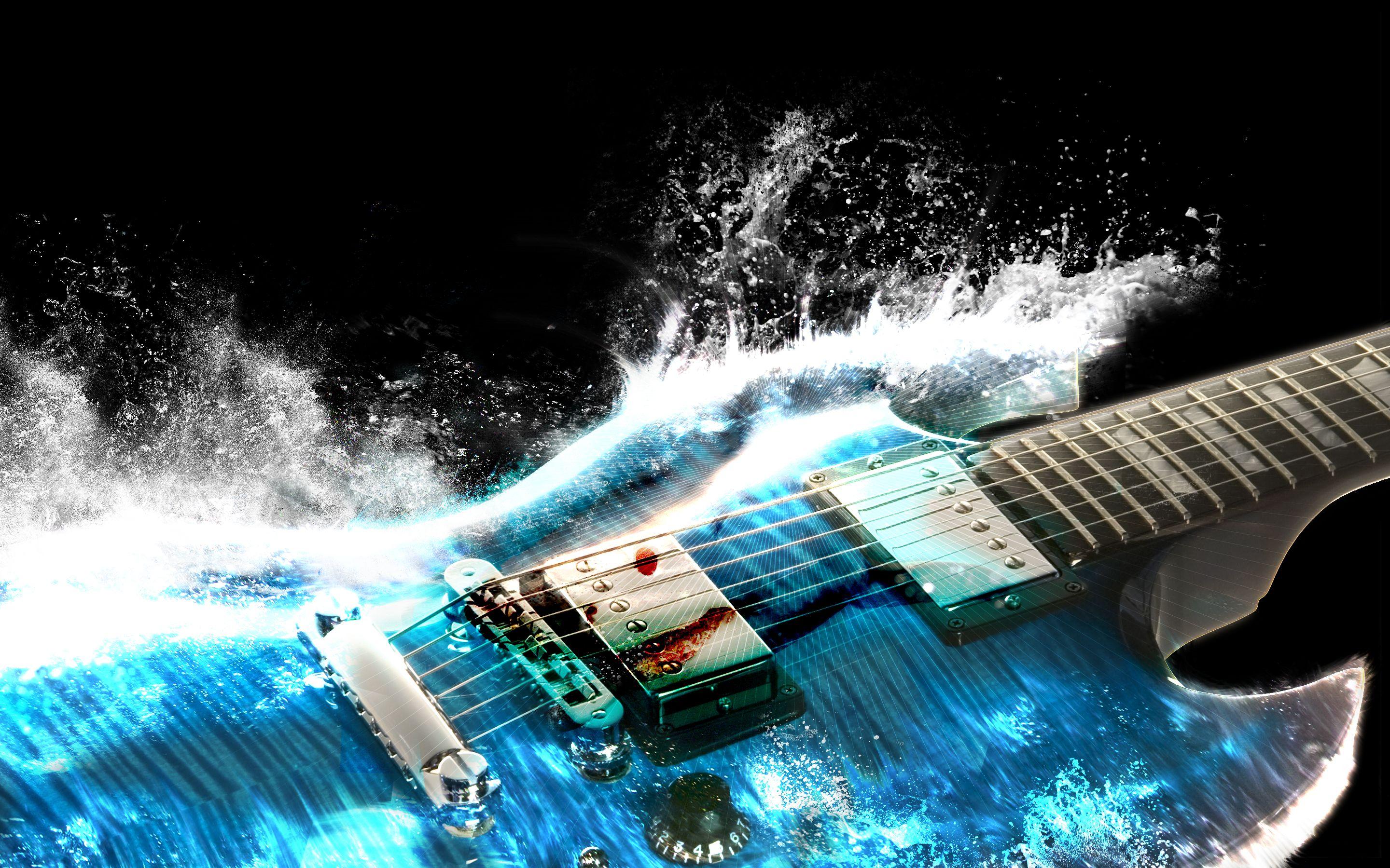 Guitar 3D Wallpapers Wallpaper Cave