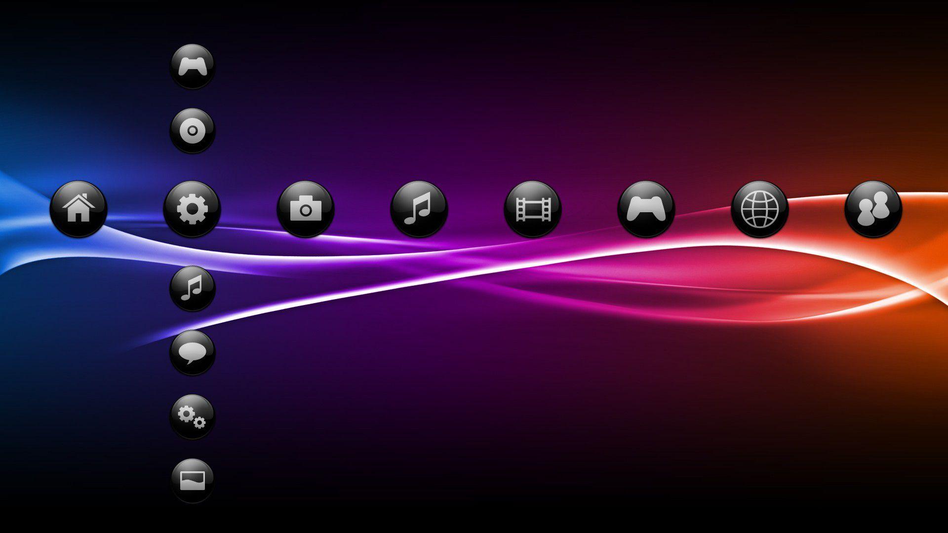 Black Ps3 Theme Background