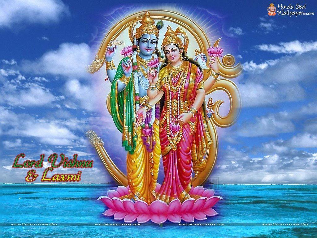 Lord Vishnu Laxmi Wallpaper. Lord Vishnu Wallpaper