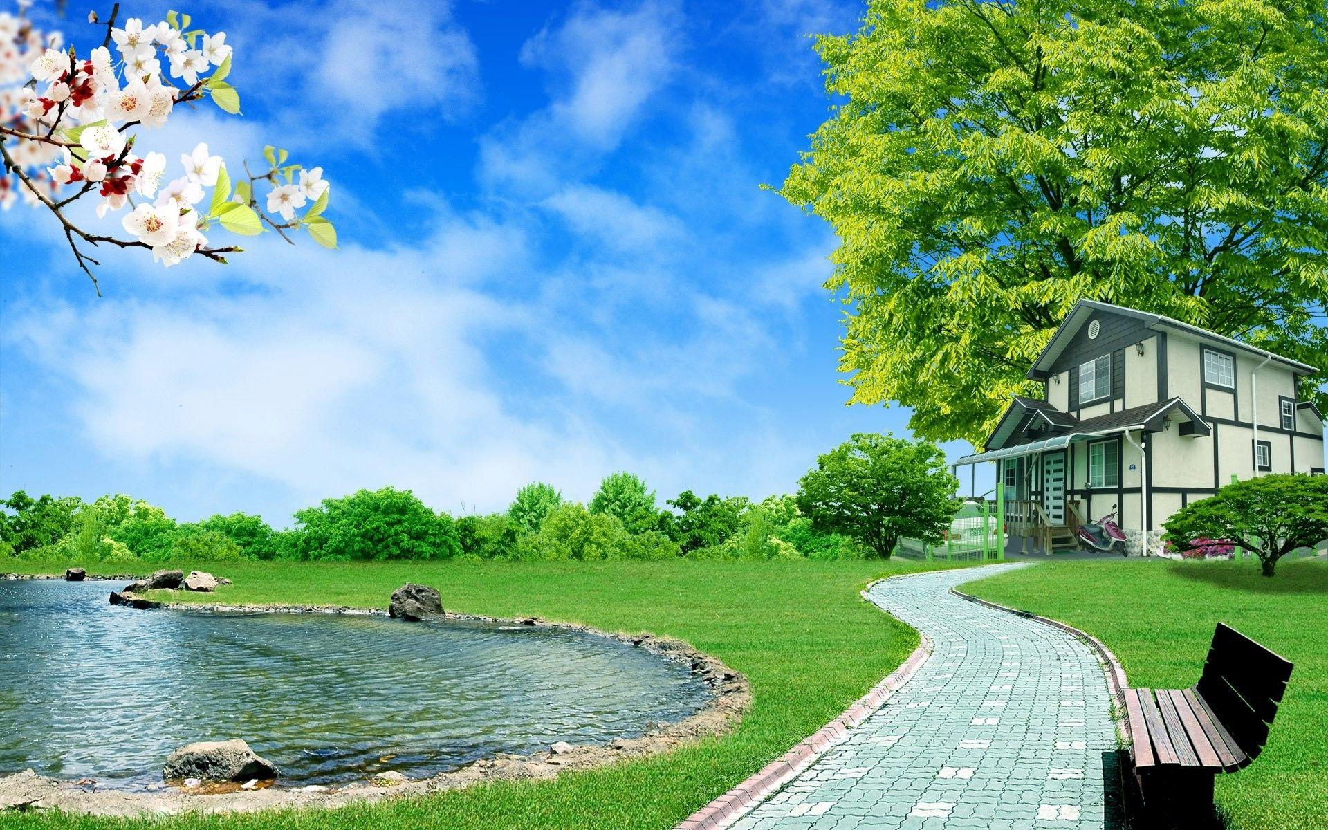 Free 3D Nature Wallpaper HD Long Beautiful Wallpaper