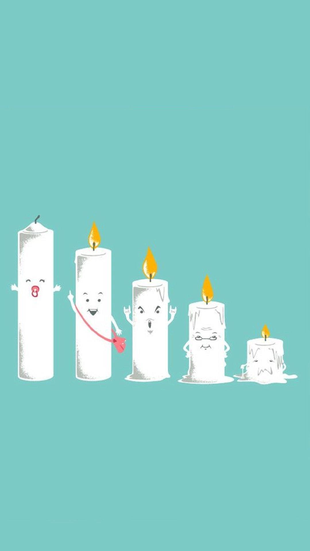 Life of a candle to see more funny wallpaper for a good laugh