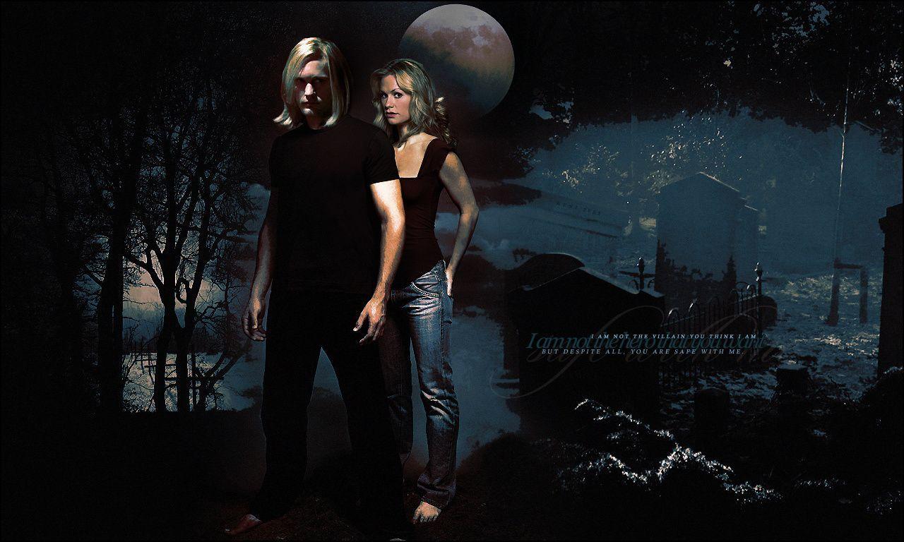 true blood. True Blood Wallpapar Sookie and Eric 1280 x 768 size
