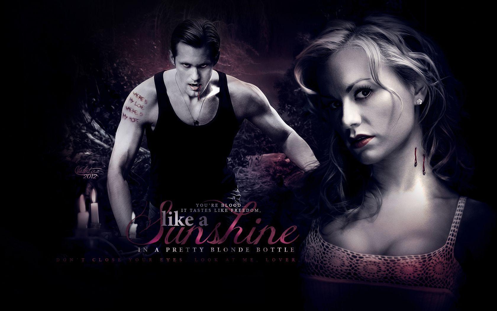 Sookie and Eric from True Blood. Famous Vampires and Their