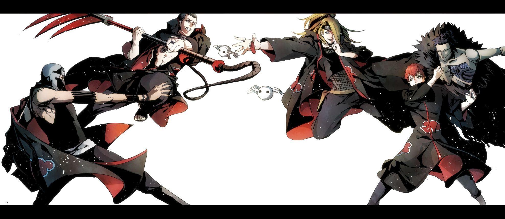 Kakuzu Hidan vs Deidara Sasori. Naruto. Naruto, Naruto