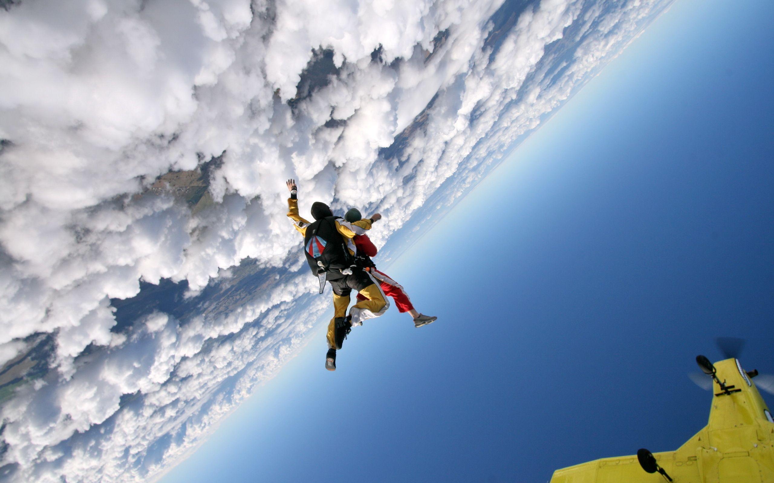 Skydiving HD Wallpaper. Background