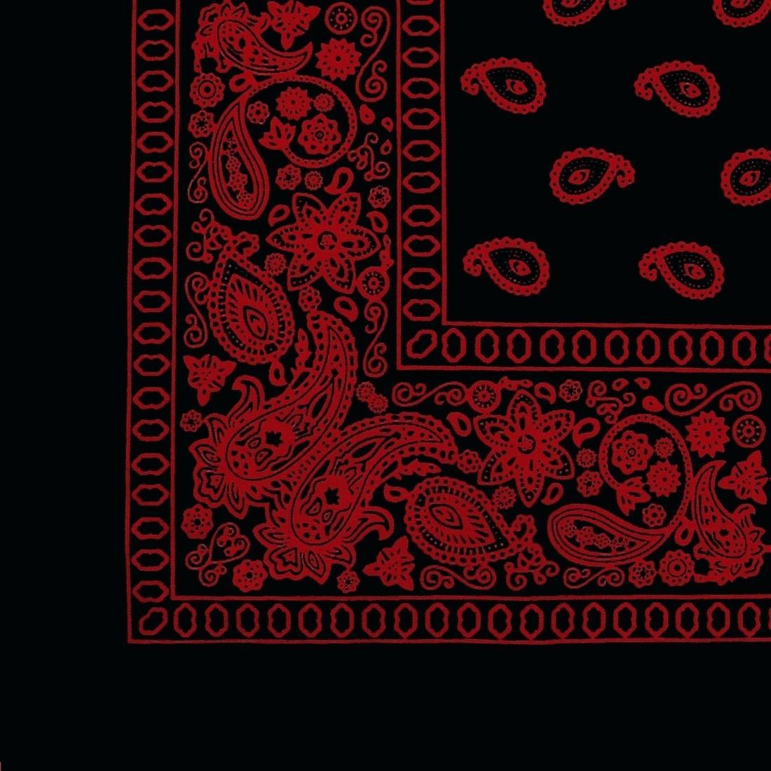 Red Paisley Wallpapers Hd Bandana For Desktop Full Pics Black And.