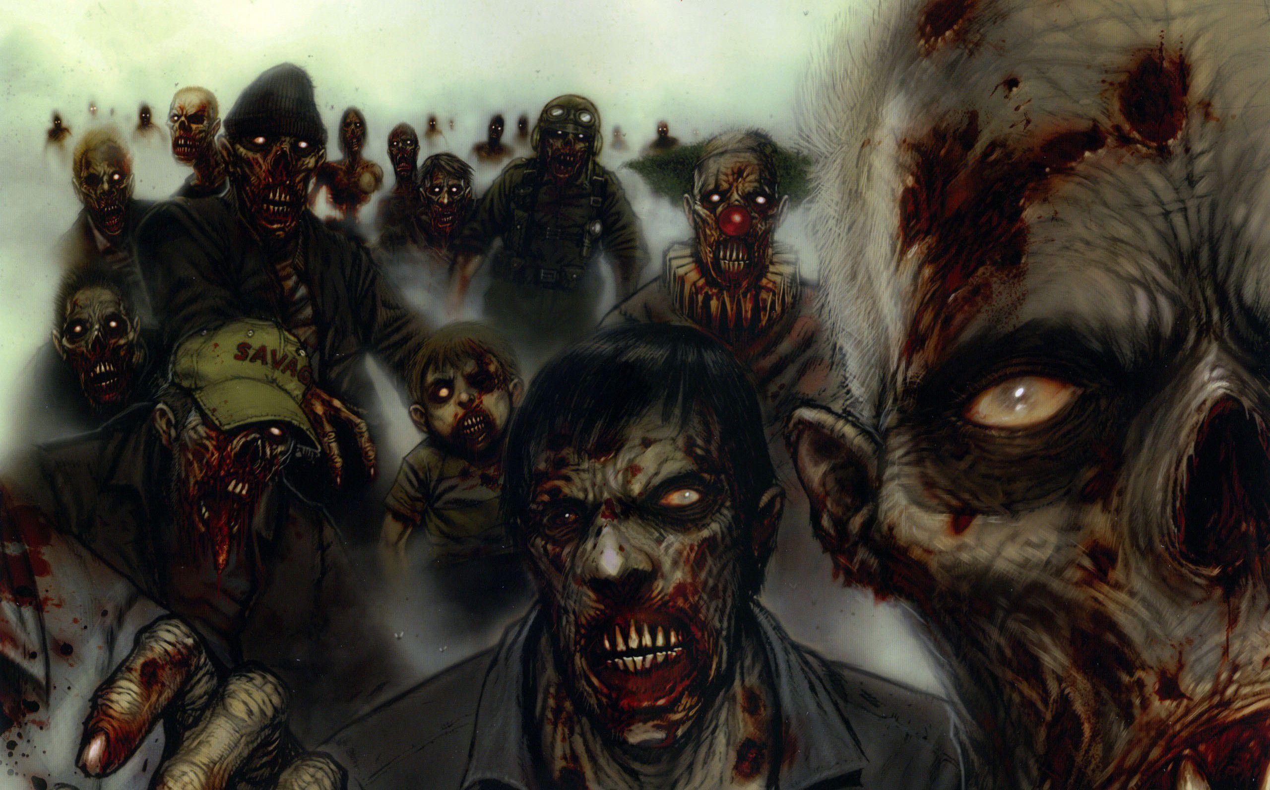 Dark Zombie HD Wallpaper