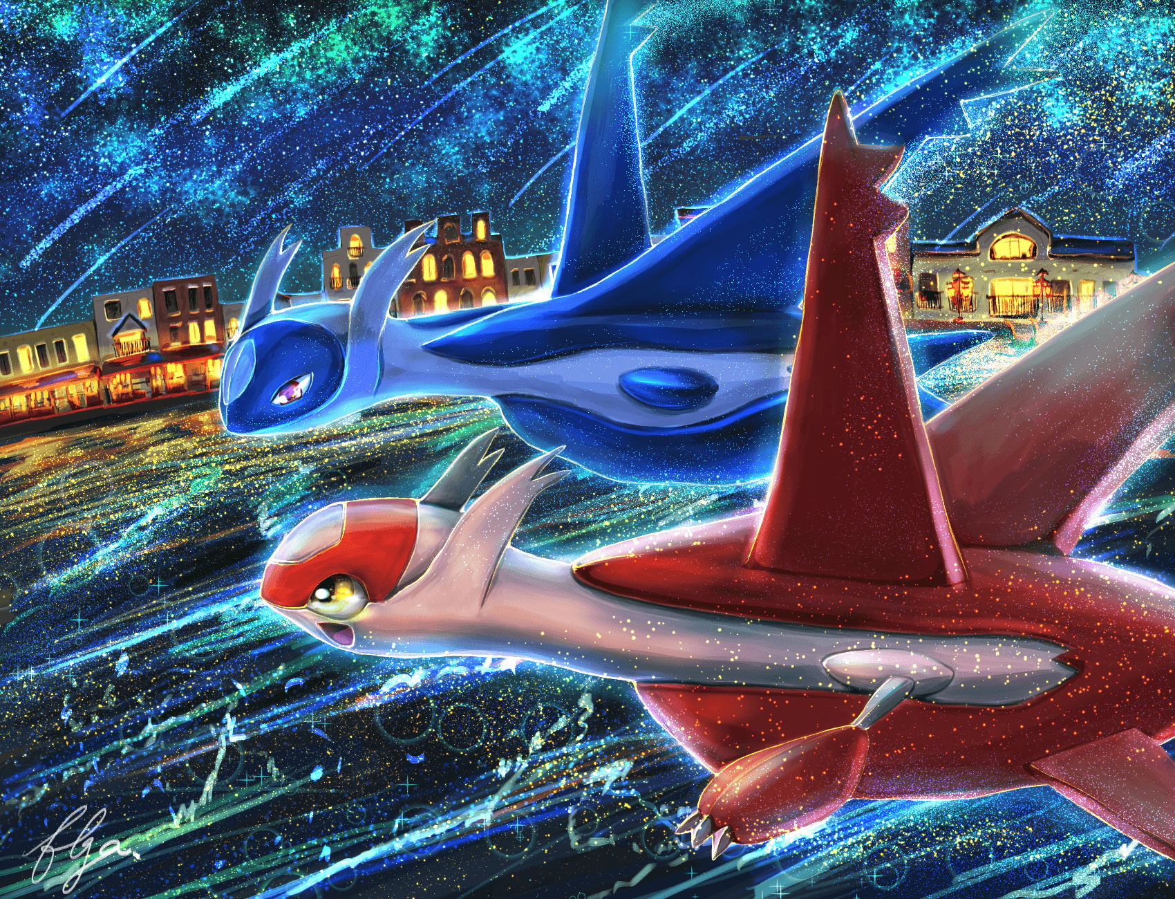 Pokemon Latios And Latias Wallpapers Wallpaper Cave 