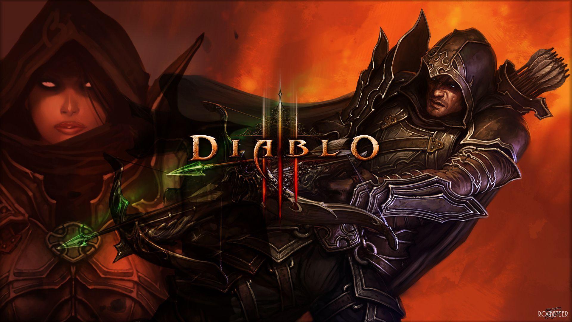 Diablo_Demon Hunter. Diablo III. Diablo demon hunter
