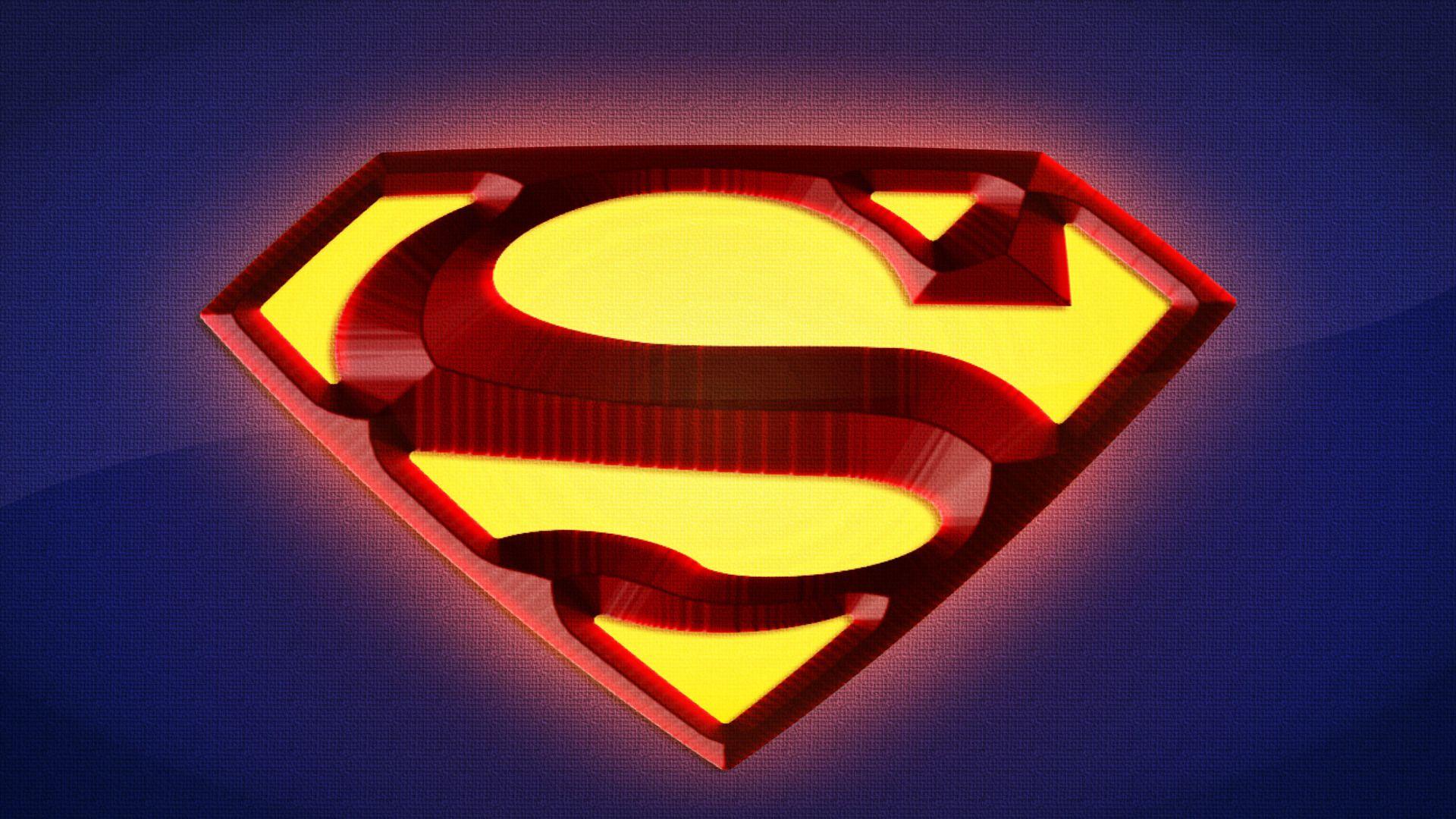 13392) Superman Symbol Free Wallpaper
