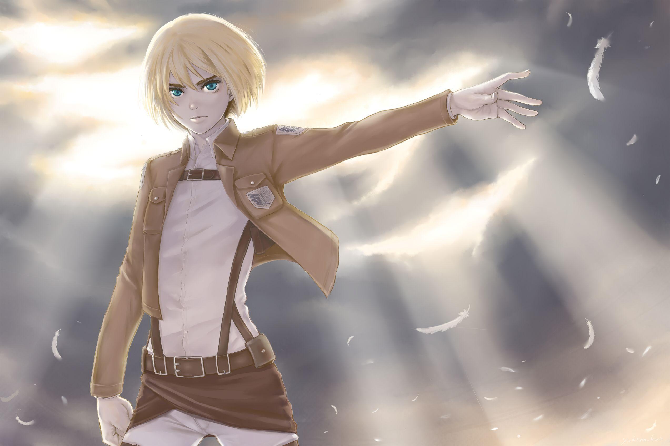 Download Armin Arlert Fighting Wallpaper  Wallpaperscom