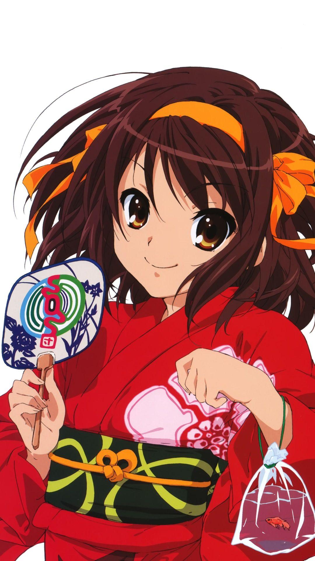 Melancholy of Haruhi Suzumiya smartphone wallpaper