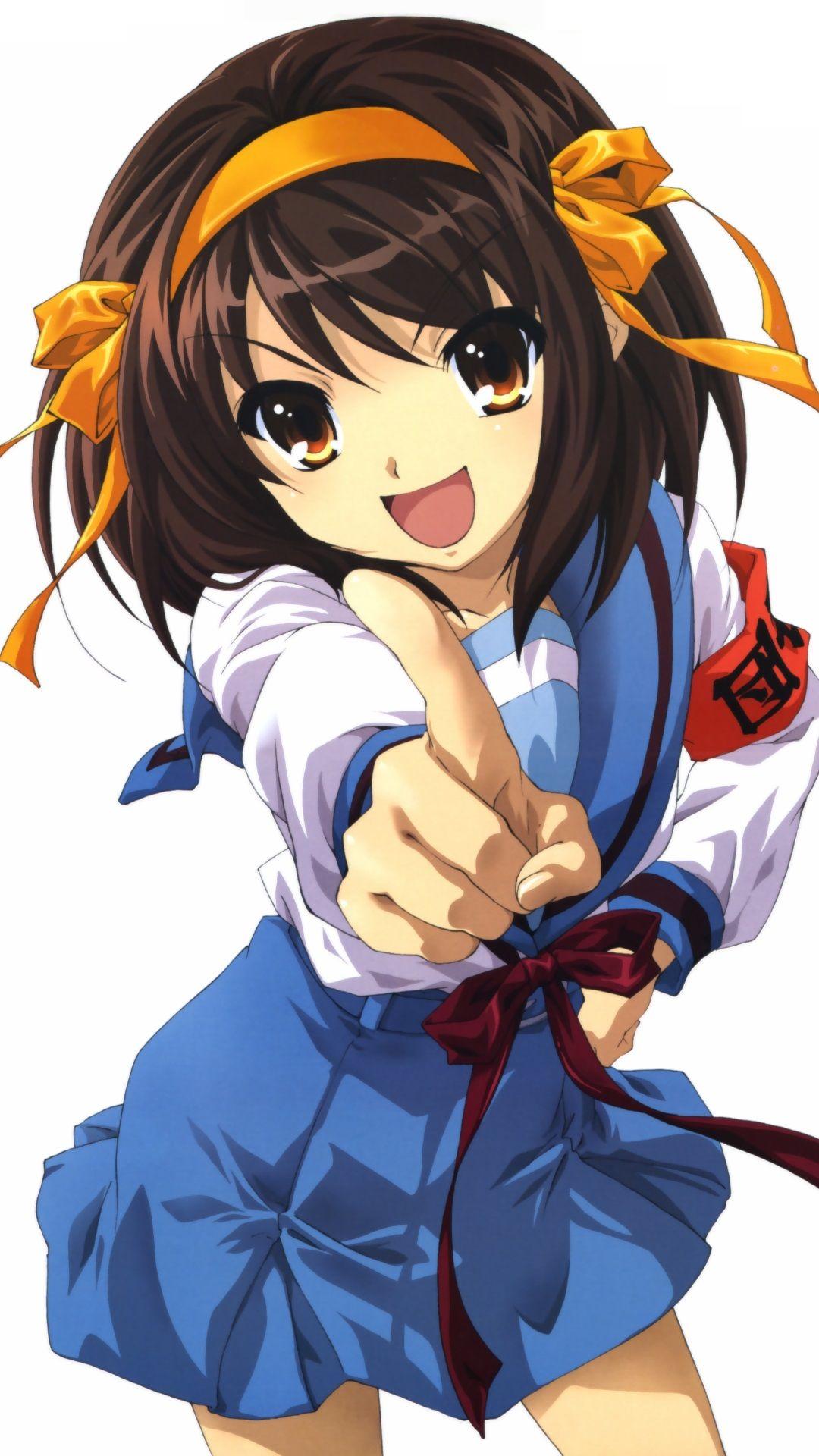 Melancholy of Haruhi Suzumiya smartphone wallpaper
