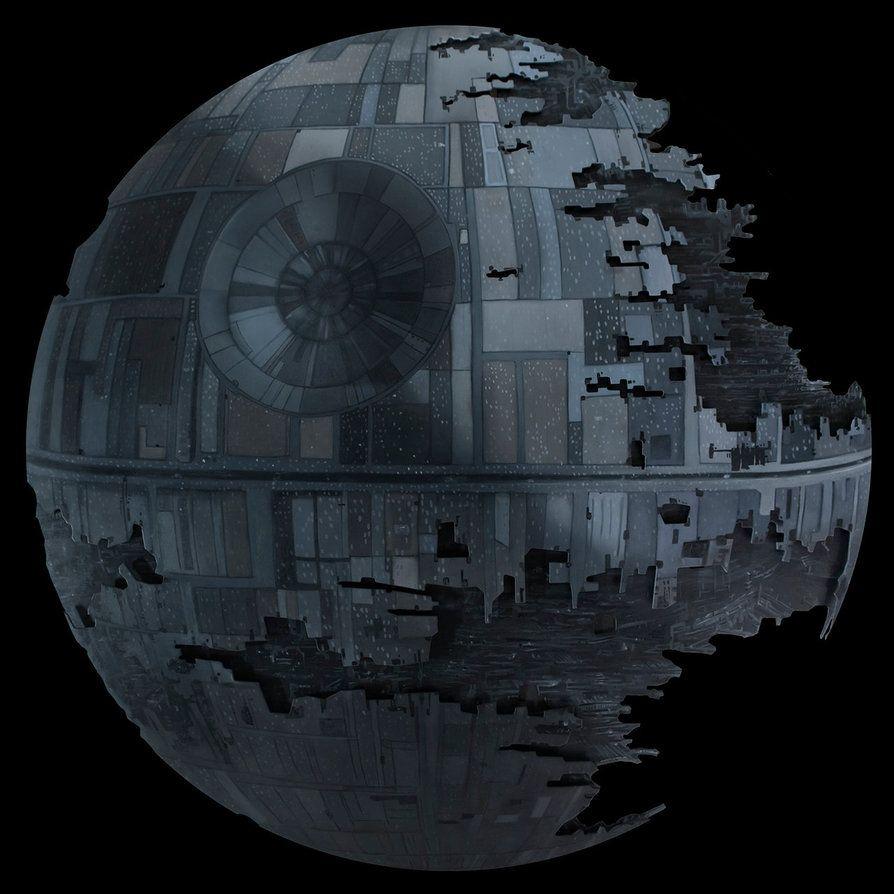 Death Star 2 with Black Background