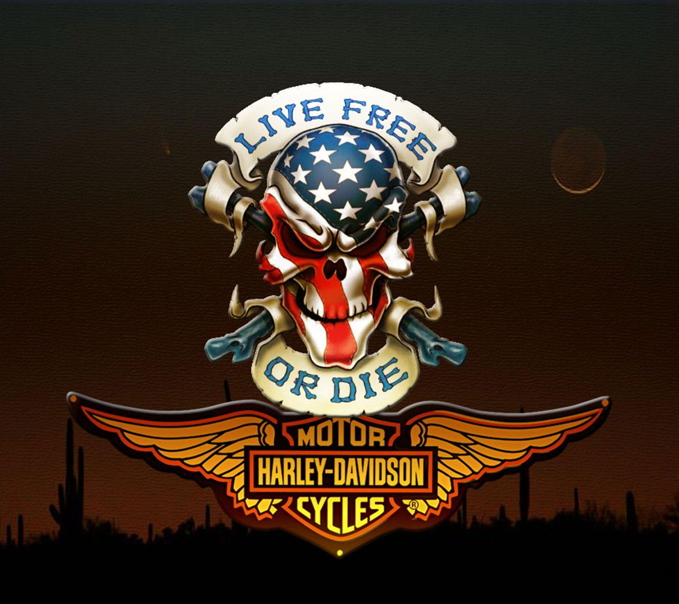 Image for Harley Davidson Skull Logo Wallpaper Image #qpoiz